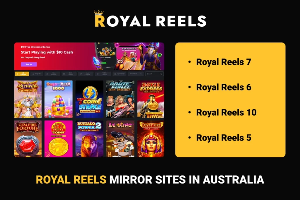 Royal Reels Mirror Sites