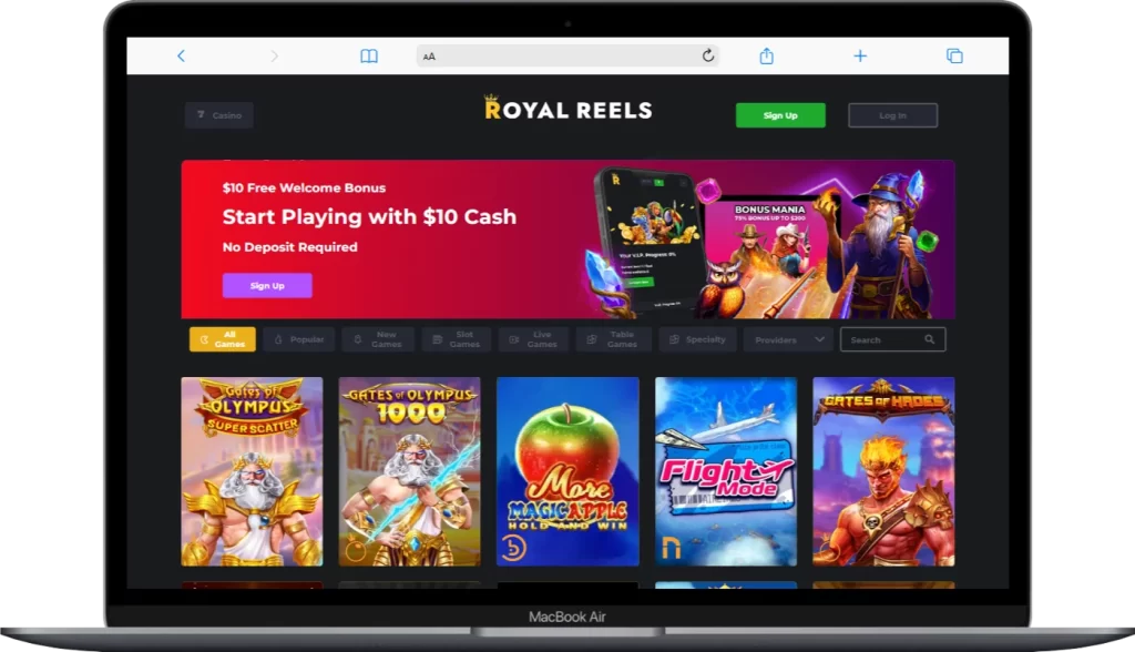 RoyalReels App for Mac